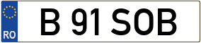 Truck License Plate